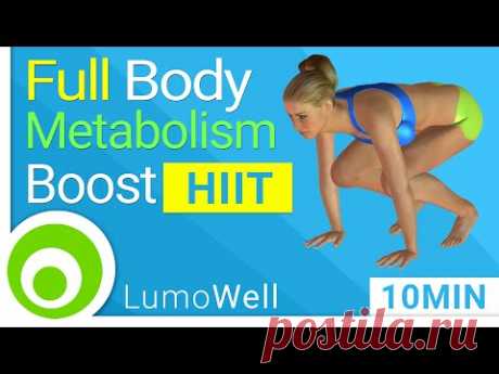 HIIT full body workout: 10 minute metabolism boosting workout to burn fat