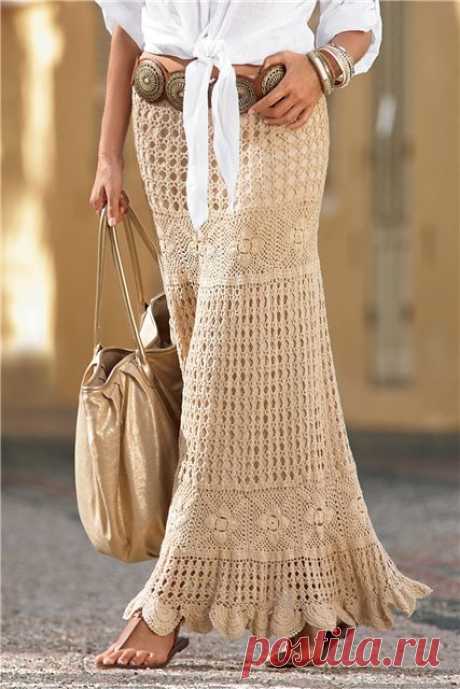 Outstanding Crochet: Stone Maxi skirt. Pattern.