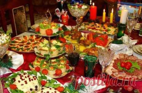 Меню на Новый год 2019: праздничный ужин из пяти блюд всего за 1000 рублей
