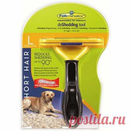 FURminator для собак крупных короткошерстных пород Short Hair Large Dog 10 см купить по цене 2 369 р. в интернет-зоомагазине «Мир корма»