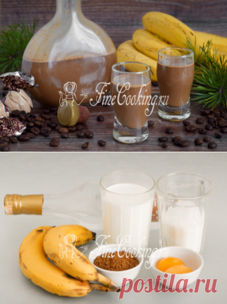 Кофейно-банановый ликер - рецепт с фото