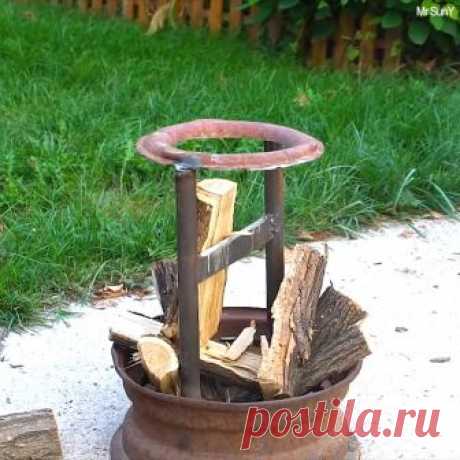 EXTREME Wood Cutting with Steel rim.