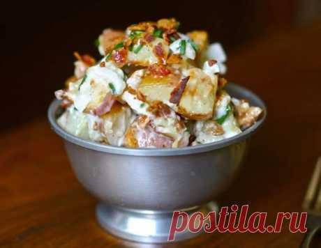 Картофельный салат по-американски: рецепт классического блюда | Кулинарные записки обо всём Пульс Mail.ru