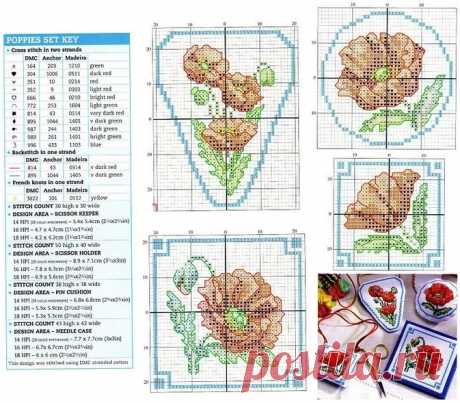 Схемы миниатюр вышивки