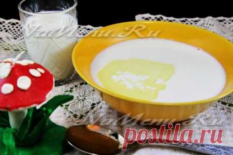 Суп молочный с рисом в мультиварке: рецепт