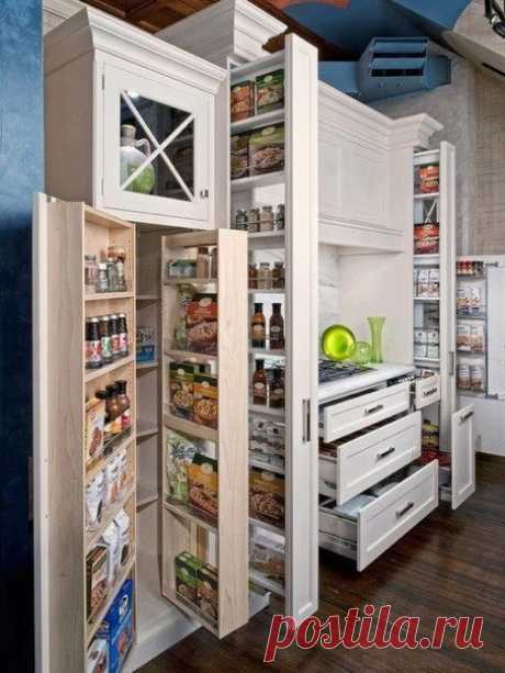 Шикарный кухонный шкаф
