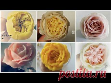 앙금플라워 장미 꽃짜기 모음(2) Roses flower piping techniques tutorial