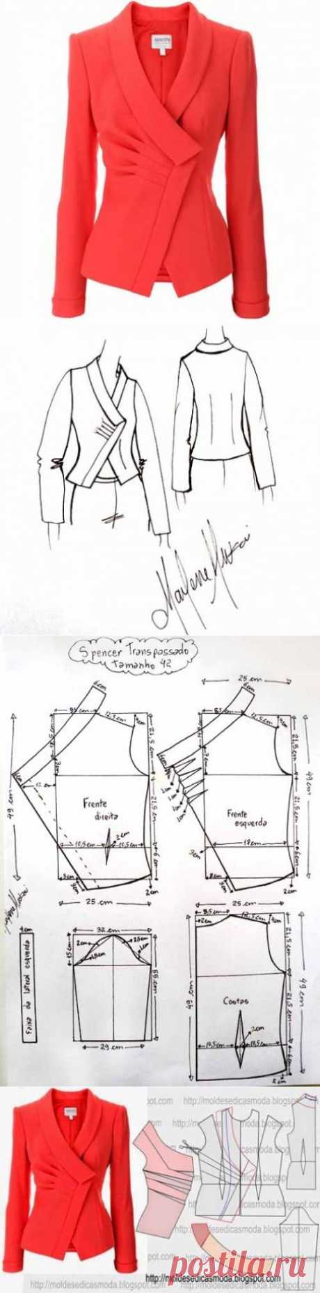 Выкройка пиджака от Армани | Искусница