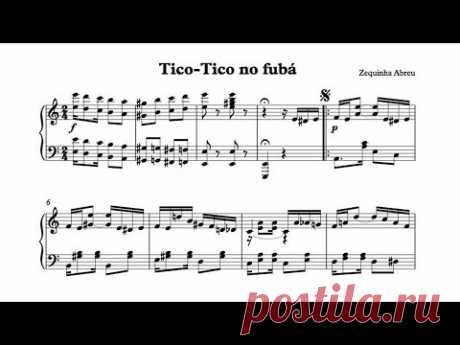 "Tico-Tico no fubá" Zequinha Abreu - P. Barton, piano