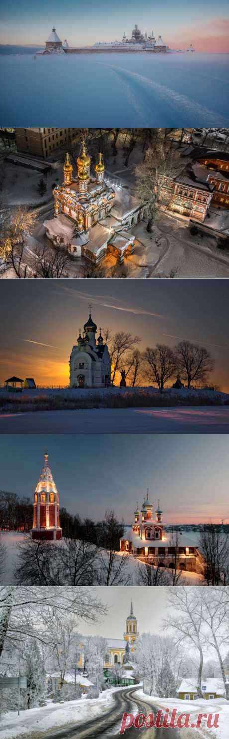 Великолепные зимние пейзажи с церквями. Самые светлые фотографии;) - Фотопанорама