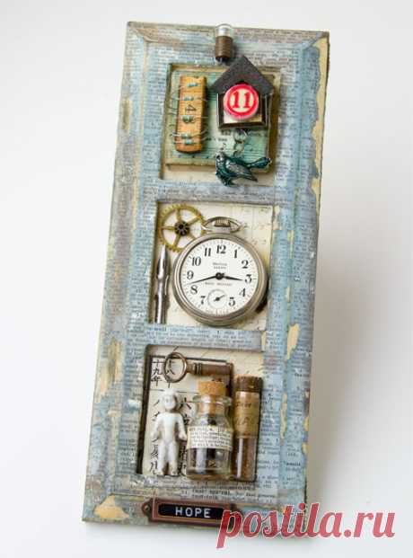 Charity Reverse Auction for Japan - Artwork by Tim Holtz