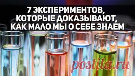 7 экспериментов, которые доказывают, как мало мы о себе знаем | Хитрости Жизни