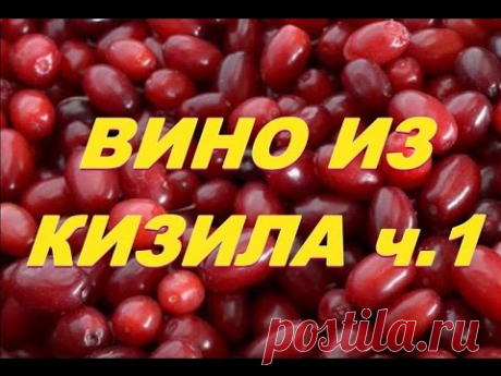 Вино из кизила ч.1.Wine from dogwood part 1