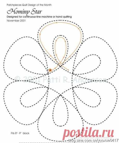 Схемы для выстегивания лоскутных покрывал (Квилтинг, Пэчворк, Аппликации) | Журнал Вдохновение Рукодельницы