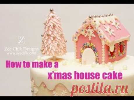 How to make a xmas house cake CHRISTMAS