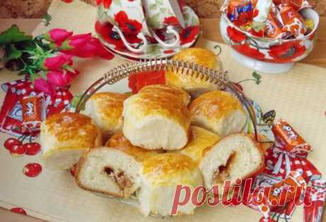 Пирожки с конфетами - пошаговый рецепт с фото на Повар.ру