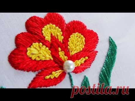 Hand Embroidery: Satin Stitch