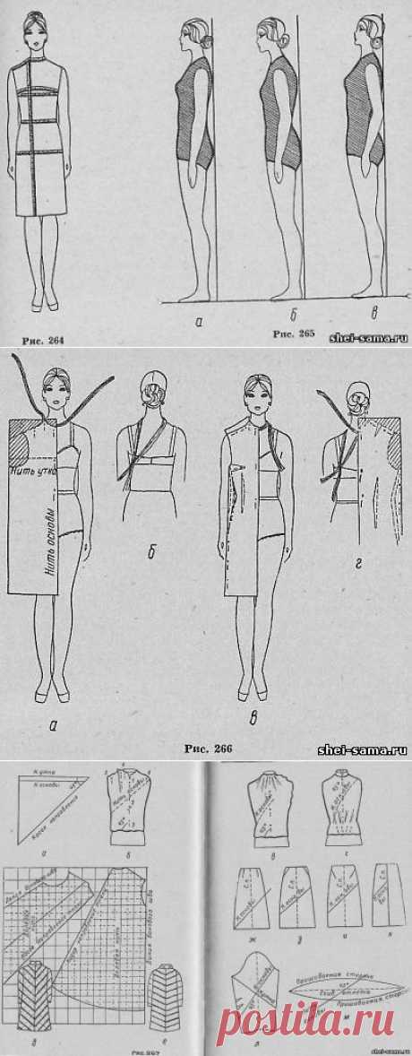 24. Работа над формой отдельных частей одежды - Моделирование и художественное оформление женской и детской одежды - Всё о шитье