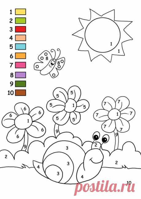 (690) lots of color by number | Groep 3