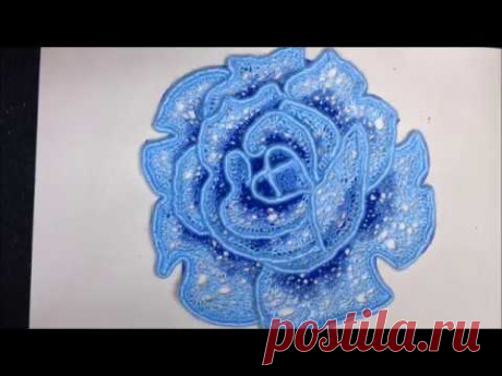 VIDEO Nº18(2). ROSA CON RED TUNECINA. CROCHET IRLANDES