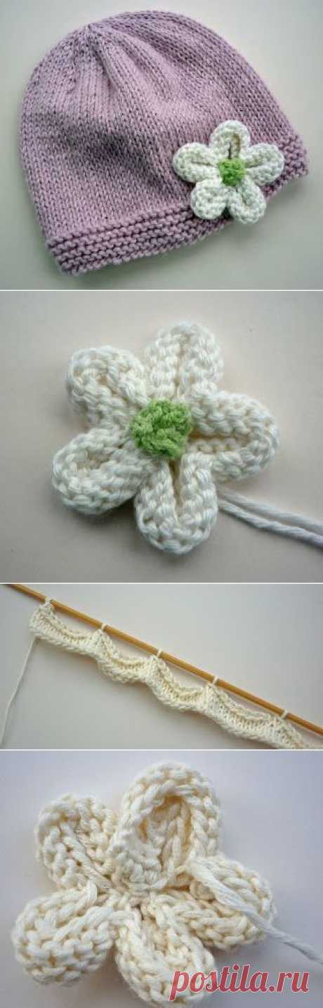 Mack and Mabel: Knitted Flower Tutorial