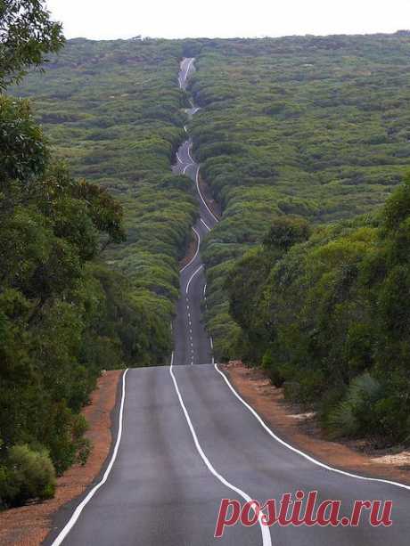 Road on Kangaroo Island, Australia  |  Roads...Paths...Trails...Boardwalks...  |  Pinterest