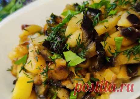 (20) Картофель с баклажанами - пошаговый рецепт с фото. Автор рецепта Sasha Maximkina . - Cookpad