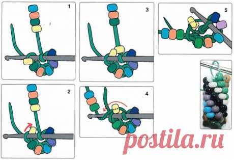 Учимся вязать жгут из бисера крючком