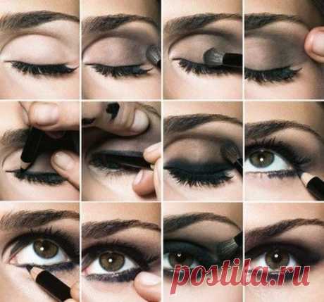 smokey eye steps