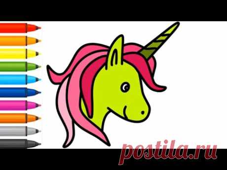 How to draw so cute unicorn