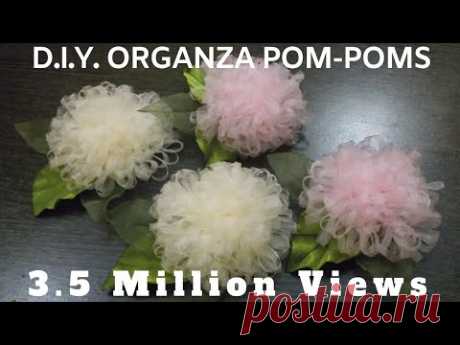 D.I.Y. Organza Pom-Poms - Tutorial | MyInDulzens