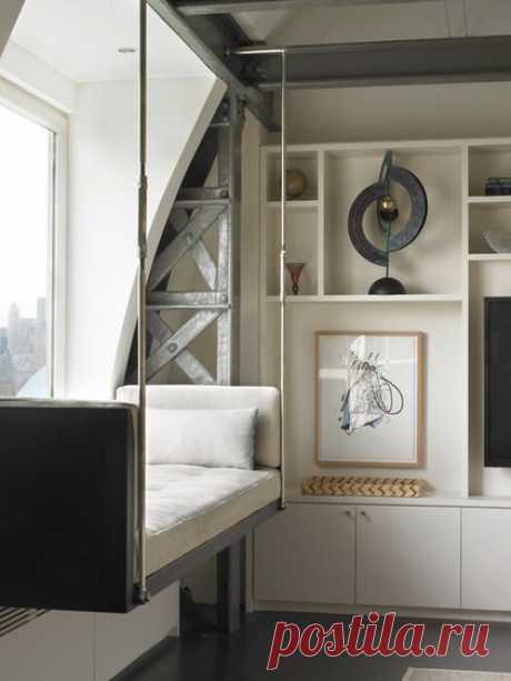 Подвесная мебель: идеи для интерьеров комнат и кухни в фото