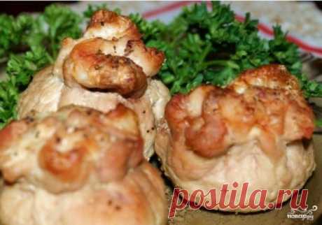 Мешочки с сыром и грибами - пошаговый рецепт с фото на Повар.ру