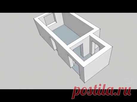 Моделирование помещения в SketchUp