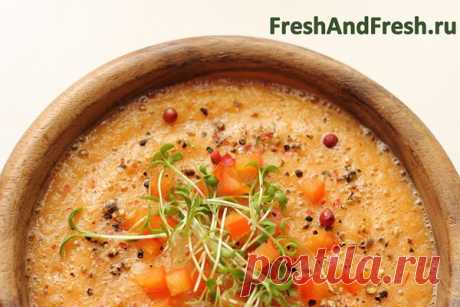 Cыроедческий суп &quot;Морковный с перчинкой&quot; - Fresh &amp; Fresh — LiveJournal