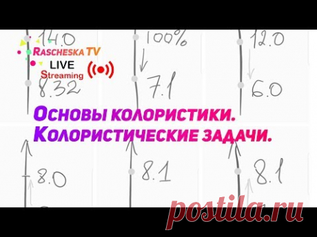 Основы колористики. Колористические задачи Live streaming!