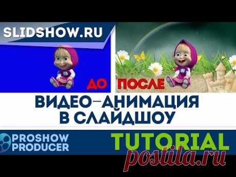 Мультяшка в слайд-шоу - работа с хромакеем в Proshow Producer