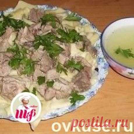 Бешбармак из куры оч.вкусно - Простые рецепты Овкусе.ру