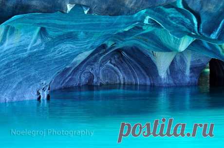Мраморные пещеры, Патагония, Чили...