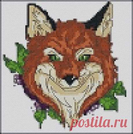 Sly Old Fox Cross Stitch PDF Pattern Download Cross Stitch | Etsy