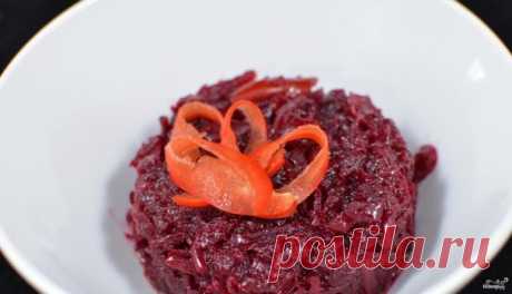 Салат из свеклы на зиму - пошаговый рецепт с фото на Повар.ру