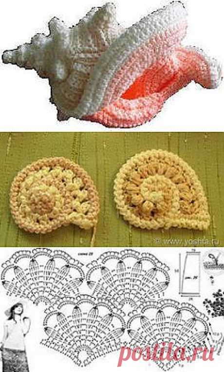 вязанные ракушки: 6 тыс изображений найдено в Яндекс.Картинках