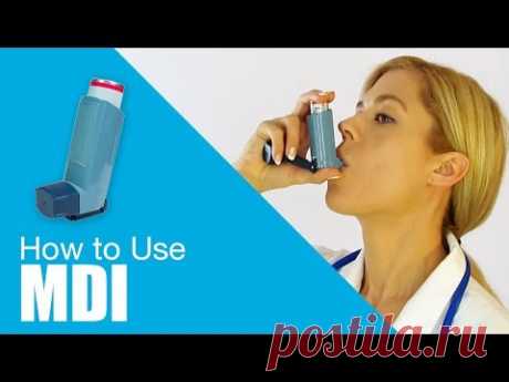 How to use Metered Dose Inhaler (MDI) - YouTube