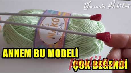 ANNEM BU MODELİ ÇOK BEĞENDİ İKİ ŞİŞ ÖRGÜ MUHTEŞEM FİYONK MODELİ/ crochet /knitting