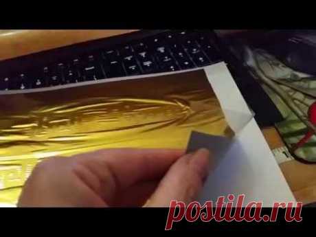 ‪Gold Foil Print using a laminator that won't break your bank!‬‏ - YouTube