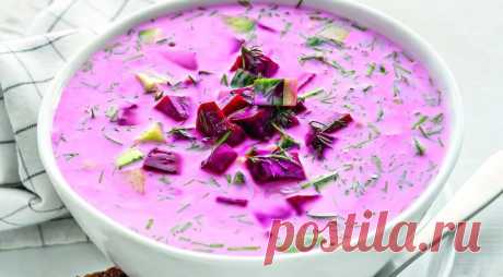 Холодный суп из простокваши и свеклы. Пошаговый рецепт с фото на Gastronom.ru