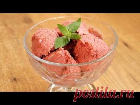 Клубничное мороженое - видео рецепт