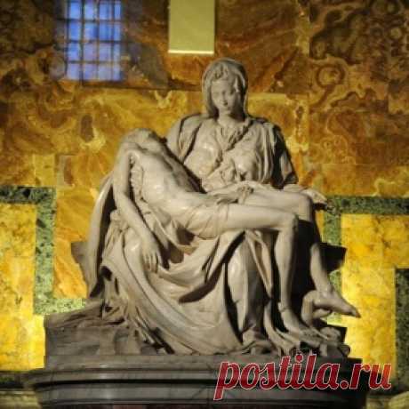 &quot;Пьета&quot; Микеланджело Буонарроти: увлекательная история мраморной скульптуры с автографом гения