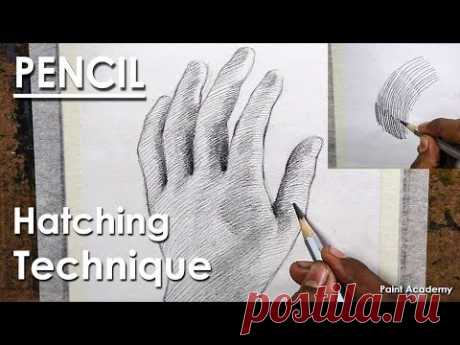 Hand drawing by using Hatching technique | Hatching technique in details