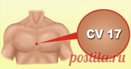 Целительный массаж точки CV 17: восточная техника для смягчения многих болезненных состояний